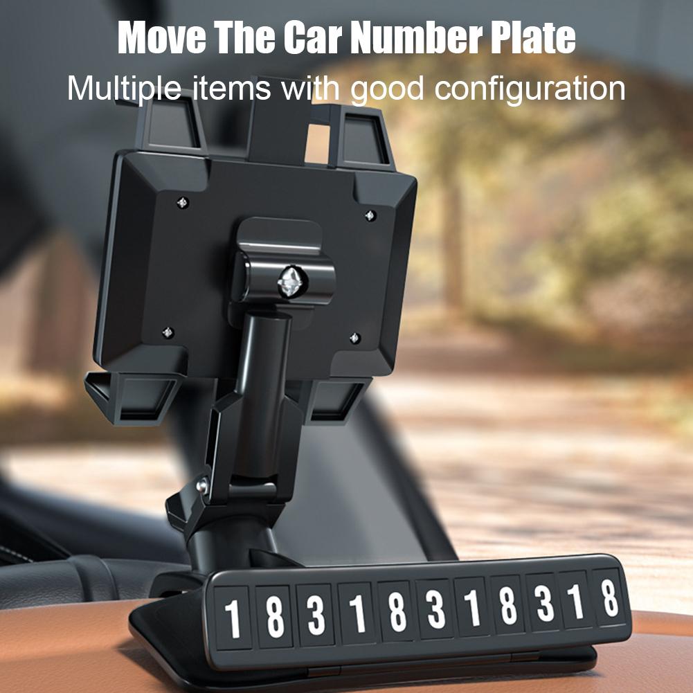 Универсальный автомобильный держатель для телефона Подставка Крепление-клипса на приборную панель Поддержка мобильного телефона Кронштейн для GPS 1200° Вращающийся дисплей T0V9