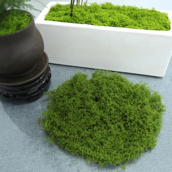 30/100 г Искусственный Зеленый Мох Поделки для DIY Комнатные Растения Сказочные Сады Центральные Элементы Стола Аквариумы Микроландшафт Декоративный Искусственный Мох