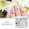 Festival 010 Pretty Heart Pattern Fantastic Image Nail Stamping Plates Nails Polish Stamp Beauty Tools