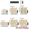 2pcs, 2D FLAT PRINTING Curtains (Without Rod) Golden Geometric Festival Creative Curtains Yarn Curtains Room Decor Use for