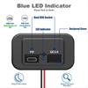 BHBL 6 шт. 12 В/24 В USB-розетка для фургона, двойная Type-C PD3.0 (USB C) & Панельная USB-розетка для автомобиля с поддержкой Quick Charge QC3.0, USB-A