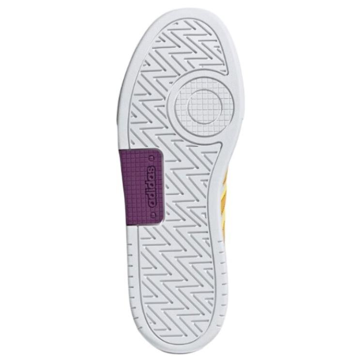 adidas Классические кеды Neo D-Pad с нескользящей подошвой, износостойкие, дышащие, с низким верхом, унисекс, белые, желтые, фиолетовые JI2564