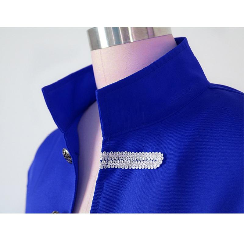 Мужское пальто, однотонное модное карнавальное нарядное платье в стиле стимпанк, сценическое платье, пальто