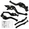 H212 Black (Black) Honda Brake Clutch Levers with 6 Adjustments Short Fit for CL250 Monkey 125 GROM 400X CBR400R etc