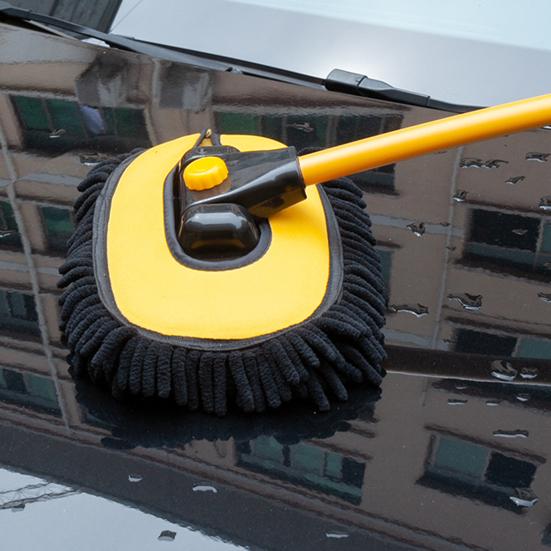 15° Изогнутая щетка для мытья автомобиля с длинной ручкой Микрофибровая швабра для мытья автомобиля без царапин с удлинителем