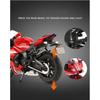Масштаб 1/12 Yamaha YZFR1 Сплав Литой Модель Мотоцикла Игрушка Транспортное Средство Коллекция Звук и Свет Внедорожный Автоцикл Игрушки для Мальчиков Машина
