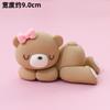 Pink Blue Bear Cake Decorations Mini Bear Figurine cake toppers for baby shower Boy Girl First Birthday Party Decorations Kids