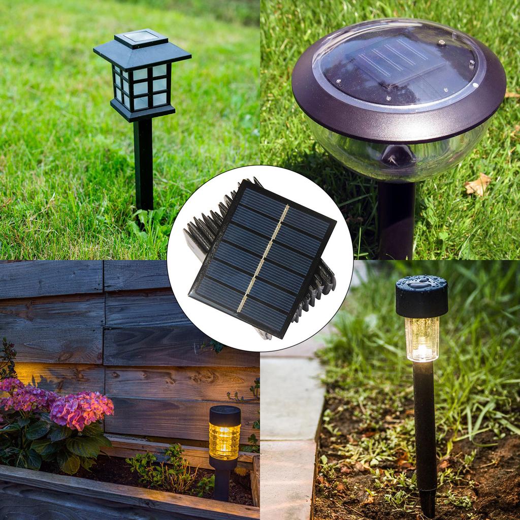 Портативная солнечная панель с проводом 3 В 0,6 Вт, небольшой модуль ячеек, поликремниевая плата, наружное солнечное зарядное устройство, простое в использовании