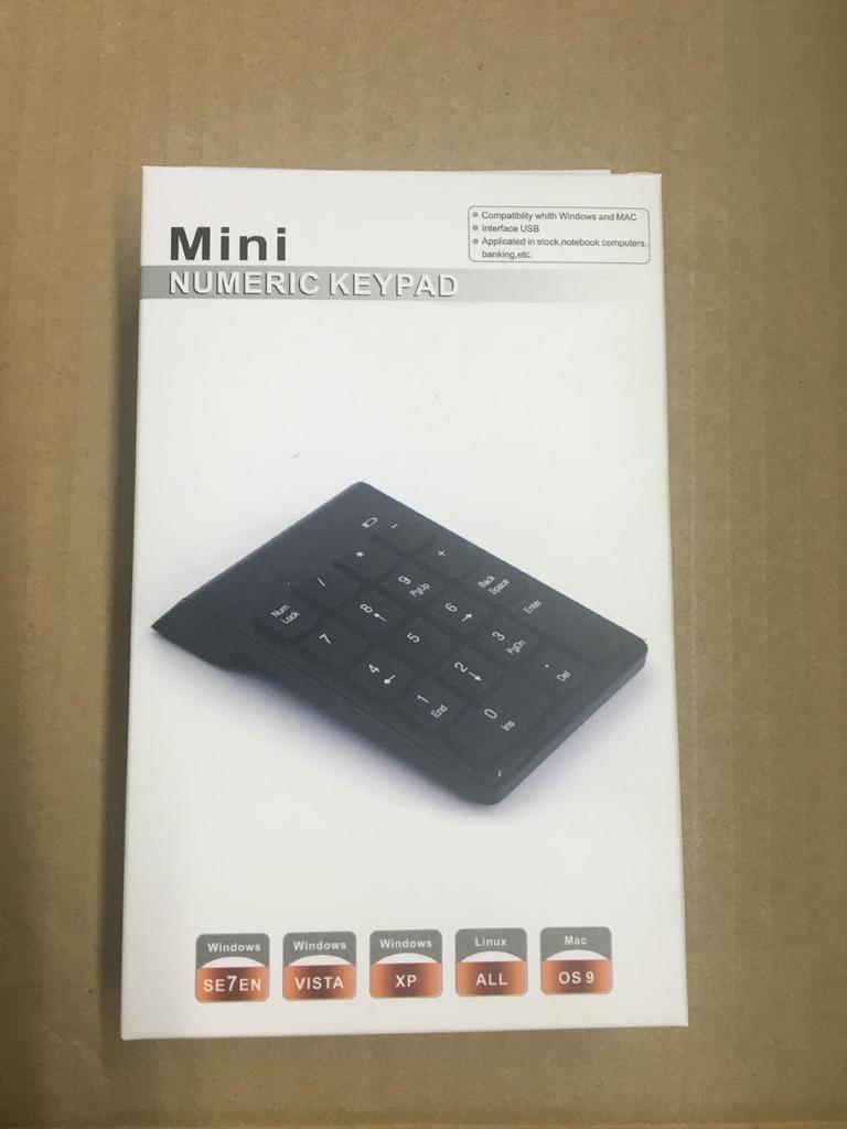 Компактная проводная мини-клавиатура для финансового учета и портативного использования