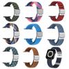 Регулируемые плетеные ремешки для часов Apple Watch Series Ultra 9 8 7, нейлоновый ремешок со складной застежкой для браслета IWatch 4, 5, 6, 38, 40, 42, 44, 41, 45, 49 мм
