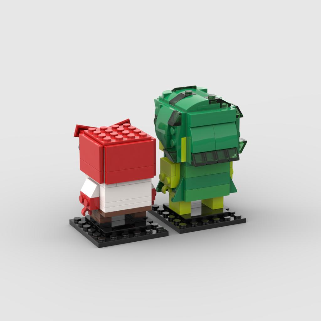 Нетоксичные Lequmoc Brickheadz Злые Фигурки Действия Отвращение Кирпичики Модель Строительные Блоки Игрушки Для Детей Рождественские Подарки