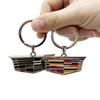3D Metal Car Keychain Holder Key Ring Pendant for Cadillac ATS BLS SLS SRX CT4 CT5 CT6 CTS ESCALADE XT4 XT5 XT6 XTS Accessories