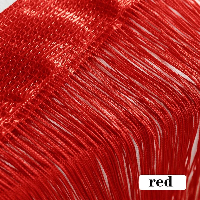 300 см X 300 см нитяные шторы экран лента струнный разделитель штора для гостиной дверь стена окно панель кисточка занавеска