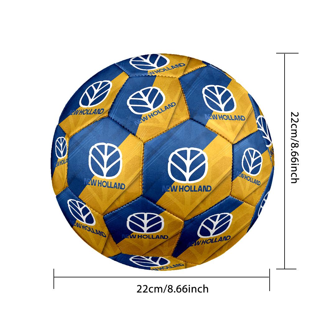 New Holland Print Standard Size 5 Soccer Ball Durable Shock?Absorbing Ball For Training Match Outdoor Play