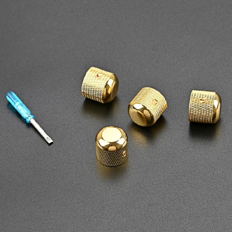 4Pcs Guitar Knobs Volume Tone Control Guitar Knobs Top Hat Knobs 6mm Shaft Hole