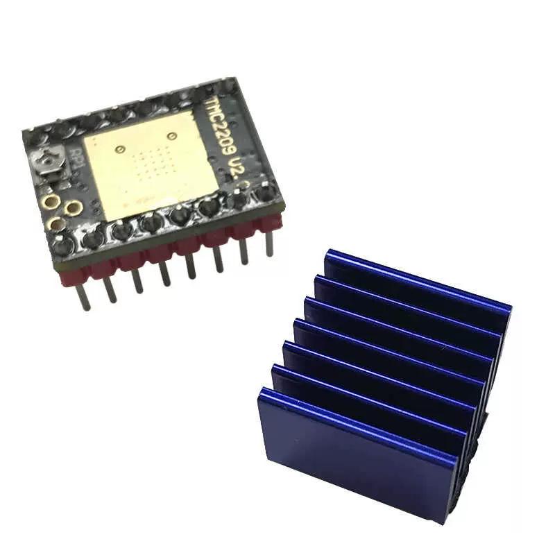 TMC2209 V2.0 42Шаговый Двигатель Бесшумный Драйвер Модуль Аналоговый256Делений 3D-Принтер Драйвер