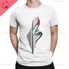 Vintage Palestinian Keffiyeh Palestine Map T-Shirt for Men Crewneck 100% Cotton Print T Shirts Short Sleeve Tees Men Print Tops