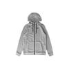 Logo Print Drawstring Hooded Jacket Men Outerwear Gray CJ4318-063