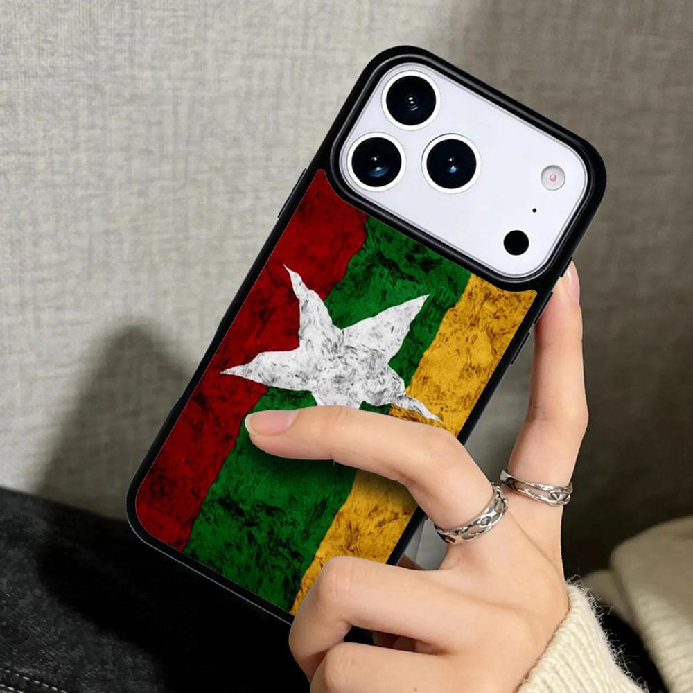 Чехол-бампер для iPhone 17 Air 16 Pro Max 15 Plus 11 13 Mini 14 12 Задняя крышка телефона Флаг Камеруна