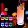 LED Drink Coasters Cup Coaster with Light Gravity Sensor Drink Pads for Bar Party Club