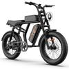 Электровелосипед Urlife T2 500 Вт Мотор 20" Широкие Шины Полностью Амортизированный Взрослый Электровелосипед 48 В 15,6 Ач Двойные Дисковые Тормоза 7 Скоростей Макс. Загрузка 120 кг