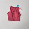 Women's High Impact Sports Bra Top Front Zipper Breathable Shockproof Fitness Vest for Running Gym Wear Yoga Brassiere