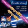 Выдвижные игрушечные мечи Эргономичный телескопический световой меч с двойным лезвием и 16-цветной светодиодной подсветкой и звуковыми эффектами Игрушечный световой меч для подростков