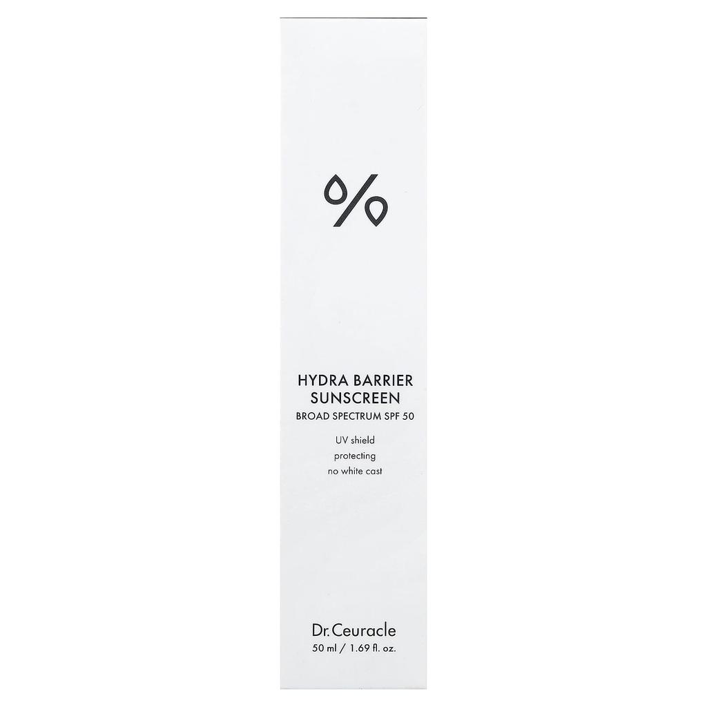 Доктор. Ceuracle, Солнцезащитный крем Hydra Barrier, SPF 50, 50 мл (1,69 жидких унций)