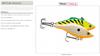 Rapala Тонущая приманка Rattlin Rap RNR05/FT (9315)