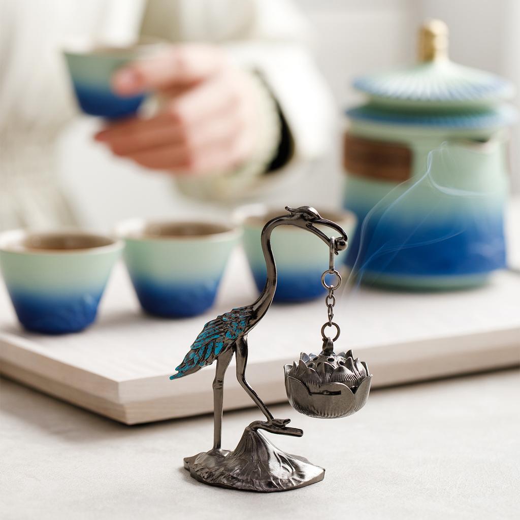 Merchandise Ceramic Forbidden City Kung Fu Tea Set Water Cup Tea Separation Teacup Send Customer Office Culture Companion Gift Pack