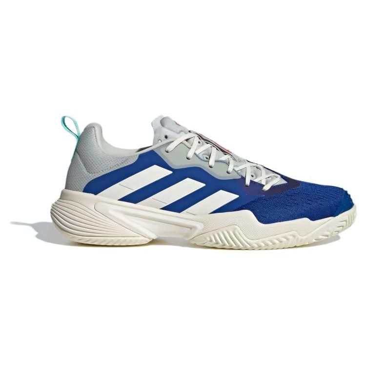 Adidas Белые ярко-красные мужские кроссовки Barricade Royal Blue Off White ID1549