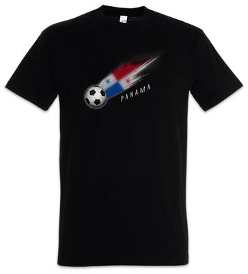 Panama Football Comet I T-Shirt Mens Womens Tees Top Panamanian Soccer Flag Banner World Championship