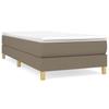 Vidaxl Rama Łóżka Bez Materaca Taupe 80X200 Cm Tkanina