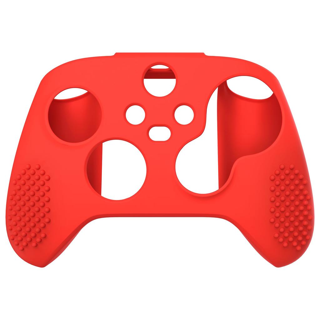 EXtremeRate PlayVital 3D Шипованный Силиконовый Чехол-Кожа с 6 Черными Накладками на Стикеры для Геймпада Xbox Series, Мягкий Резиновый Защитный Чехол для Беспроводного Геймпада Xbox Core
