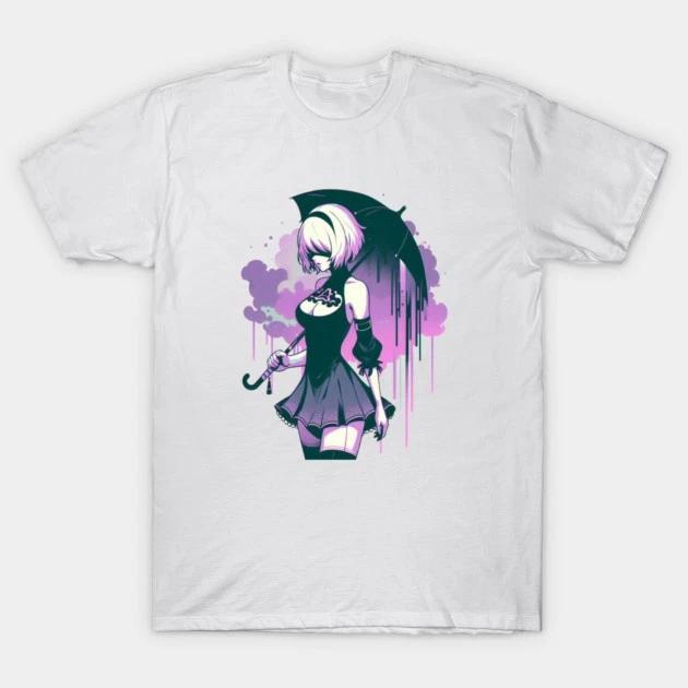 2b Nier Automata Waifu Shirt Anime Nier Automata Waifu Senpai White T Shirt V5