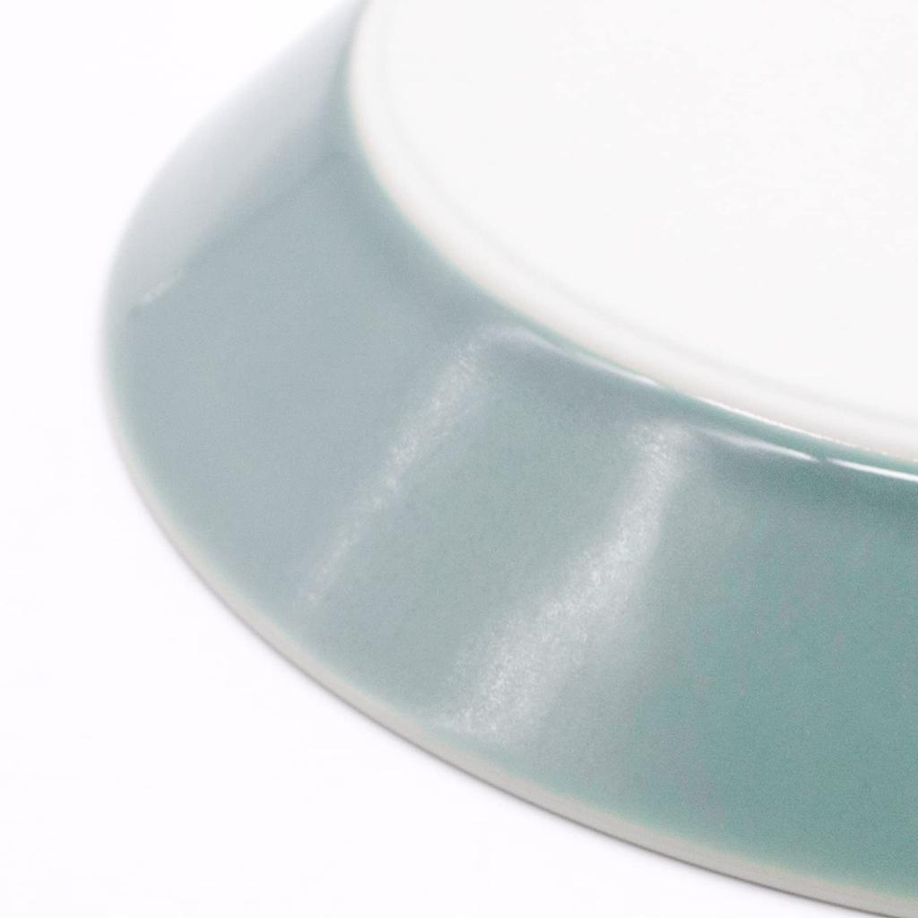 Yumiko Iihoshi Porcelain X Kimura Glass Store Dishes 200 Plate Plate Dish 20cm Made In Japan 255626 Light Blue (pistachio Green)