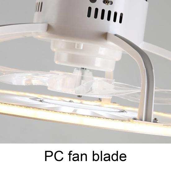 Ceiling Fan Lamp Warm White Light Multifunctional Fashion Eco-friendly Remote Control for Dormitory