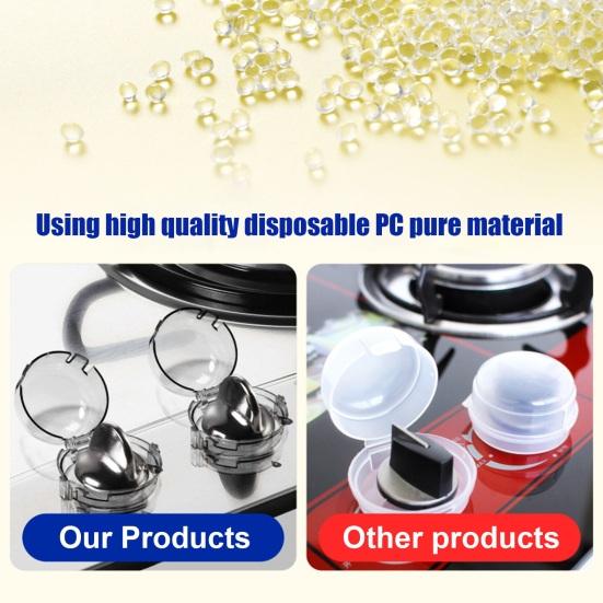 1/2/4/6 шт. прозрачная крышка ручки газовой плиты пылезащитная детская кухонная микроволновая печь переключатель ручка фиксатор защита для безопасности детей духовка