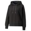 Comfortable Hooded Long Sleeve Sweatshirt Women Tops Black 620662-01