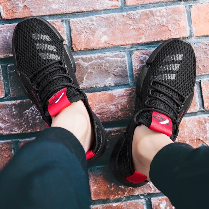 Мужские сетчатые дышащие легкие повседневные спортивные туфли летние уличные с мягкой подошвой удобные кроссовки для бега обувь для ходьбы молодежные кроссовки