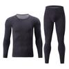 Мужское осенне-зимнее новое термобелье Тонкая осенняя одежда и брюки нижний термокостюм