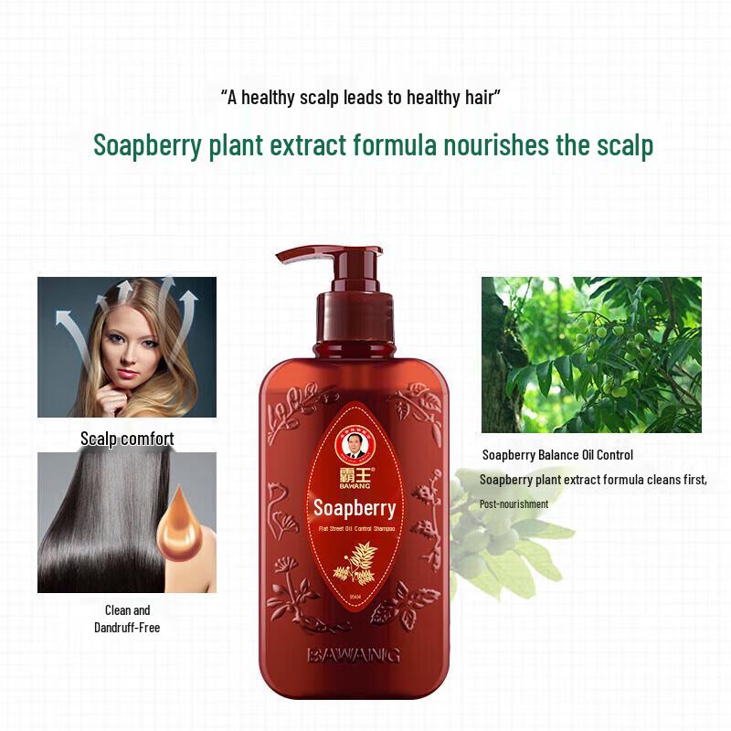 Bawang Sapindus Oil Control & Anti-Dandruff Shampoo