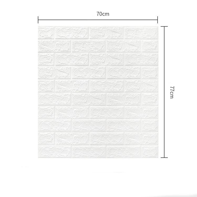 10 шт. 70*77 см 3d пенопластовые наклейки на стену, панели, кирпичные водостойкие клейкие обои для гостиной, спальни, дома, дома, декора для ванной комнаты