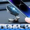 Car Magnetic Suction Phone Holder Smartphone GPS Navigation Multi Angle Rotation Folding Alloy Phone Stand for Samsung Xiaomi