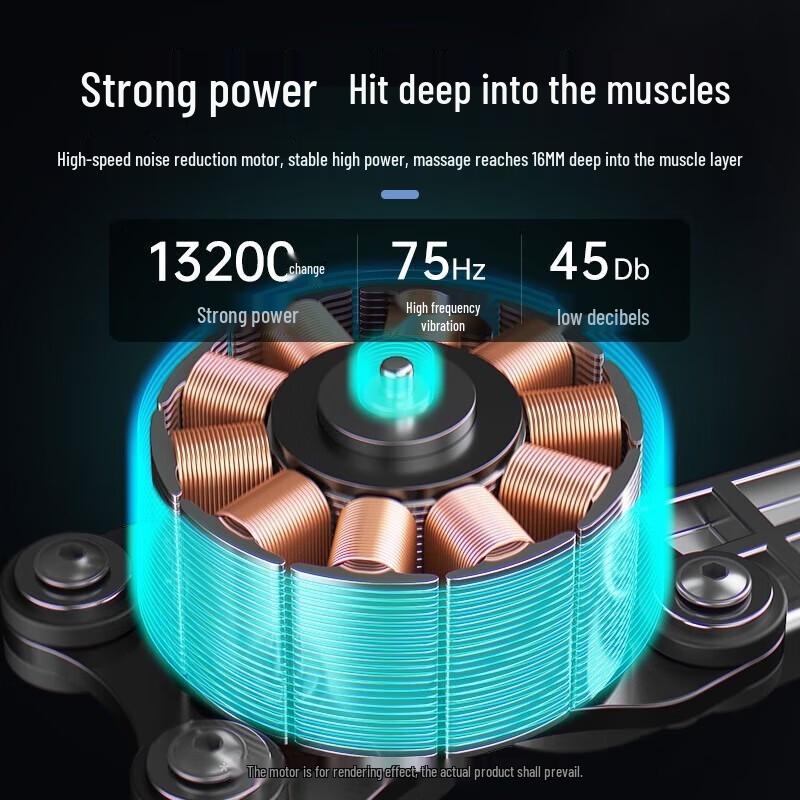 KONKA High-End Percussion Massage Gun with LCD Dual Screen