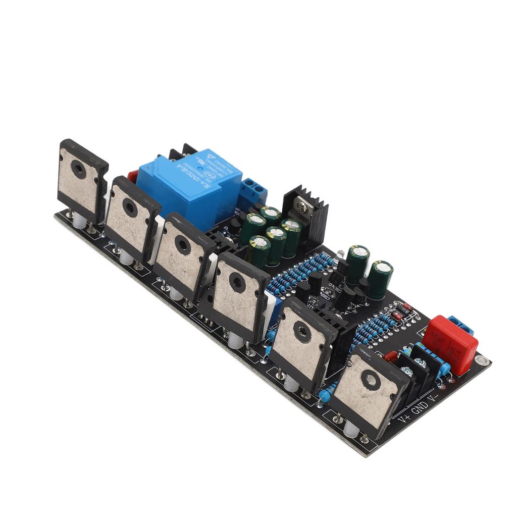 300W Power Amplifier Board Single Channel 1943+5200 Audio Rear Amplification Module DC ±20‑90V