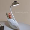 Проекционная настольная лампа-лебедь USB-зарядка ночник защита глаз регулируемая гибкая лампа для чтения декор эстетика для дома офиса
