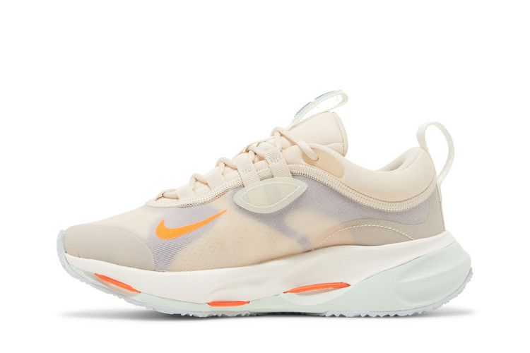 Женские кроссовки Nike Spark Жемчужно-белые с оранжевыми акцентами (Женский)