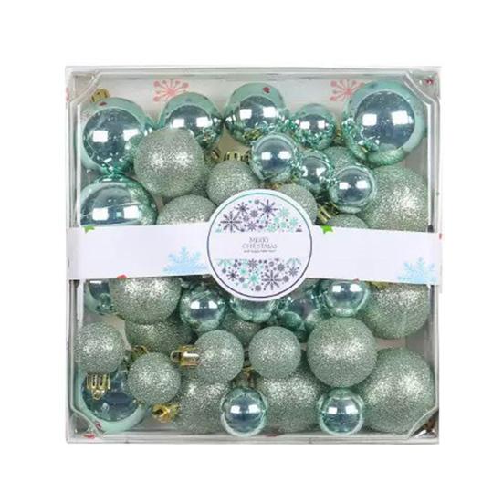 44 Pcs Christmas Balls Ornaments Shatterproof Plastic Baubles Xmas Tree Hanging Decoration for Holiday Party Wedding Decor