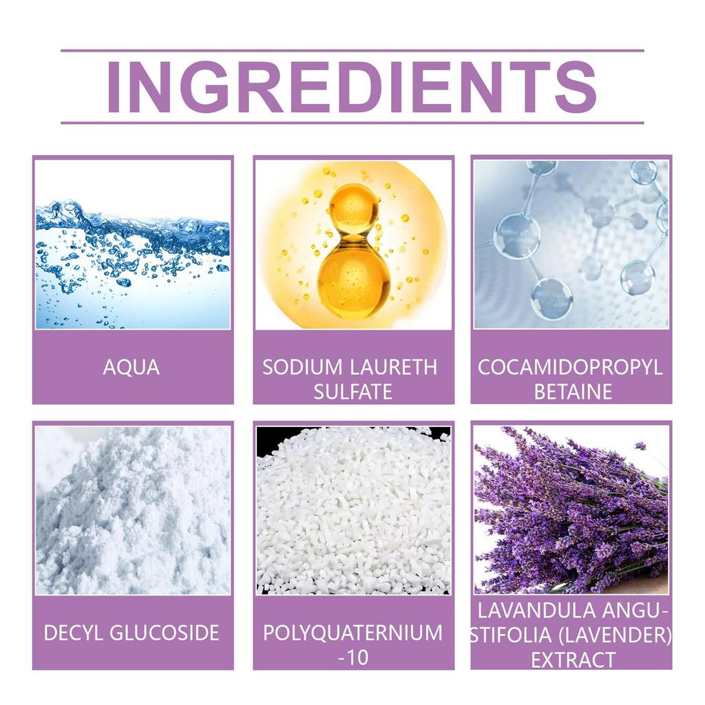 YEGBONG Pet Lavender Shampoo Is a Gentle Cleansing Shampoo for Dogs and Cats That Leaves Their Coats Fluffy, Smooth and Fragrant.